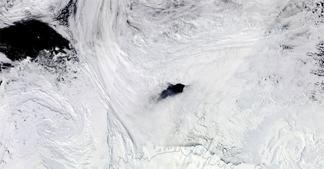 Giải mã lỗ hổng băng rộng 80.000km2 ở châu Nam Cực